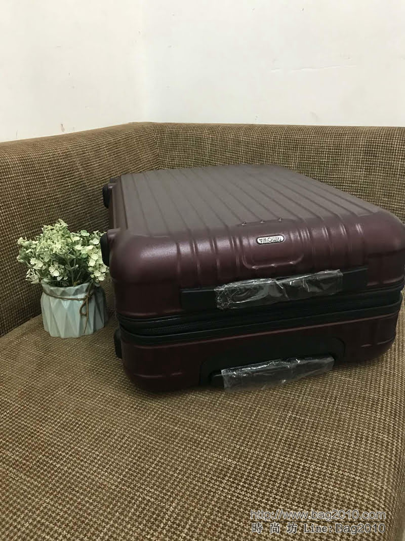RIMOWA日默瓦 拉杆箱/拉箱 pc+鋁鎂合金 經典classic系列 明星同款 8055 限量20寸登機箱  xbt1081